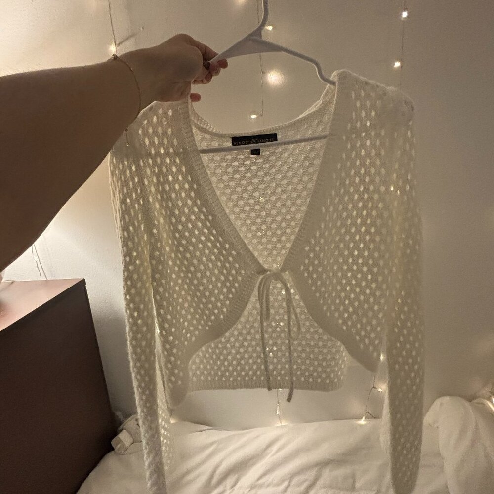 White cardigan | Large